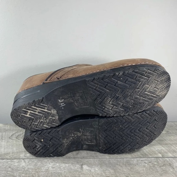 Sanita Professional Men's Distressed Leather Mules Shoes Clogs Size 13 US 47 EU - Picture 8 of 9